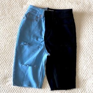 3 Pair Of Handmade Denim Bottoms